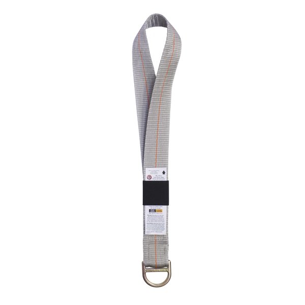 Super Anchor Safety Extender Dee-Loop Web Lanyard A-End Dee-Loop B-End Small D-Ring. 6002-D